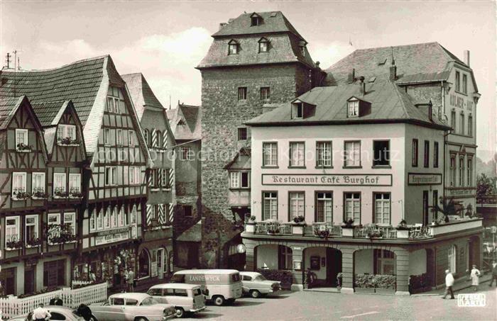 Linz Rhein Rheinland-Pfalz Burgplatz Die bunte Stadt am Rhein Altstadt Restauran