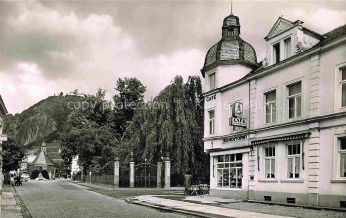 Rhoendorf Bad Honnef NRW Café Barthels mit Drachenfels