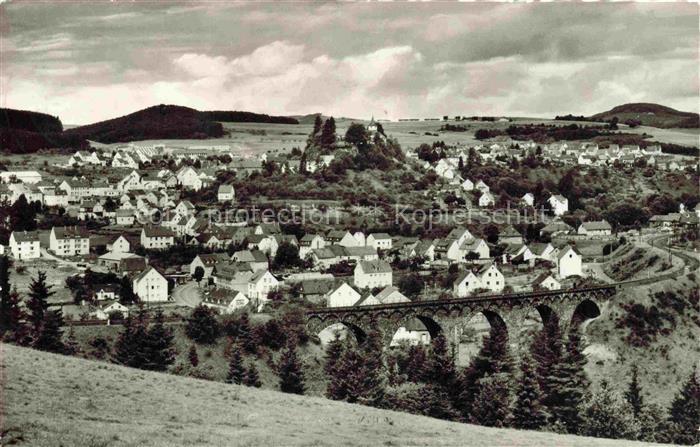 Daun Vulkaneifel Panorama mit Dauner Burg