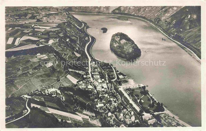 Bacharach Rheinland-Pfalz Fliegeraufnahme