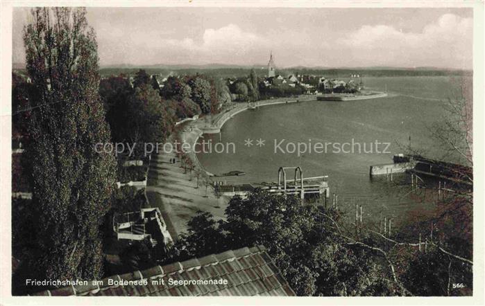 FRIEDRICHSHAFEN Bodensee Panorama Seepromenade