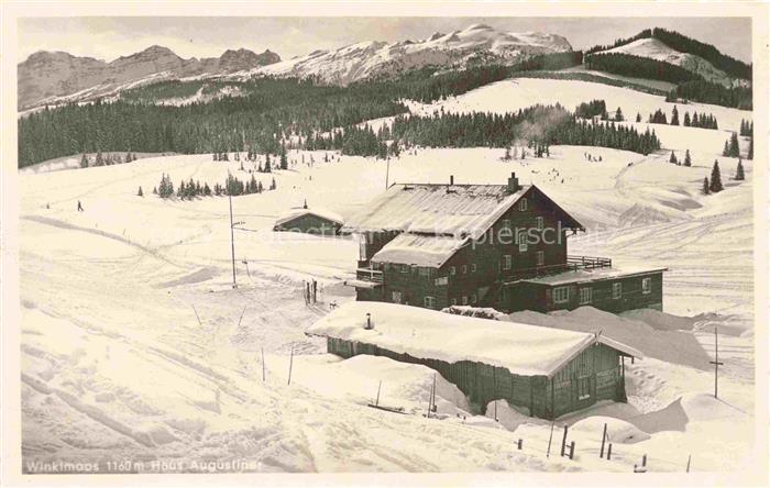 Winklmoos Winkelmoos Reit im Winkl Bayern Berghaus Haus Augustiner Winterpanoram