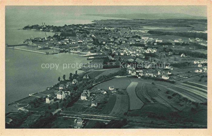 FRIEDRICHSHAFEN Bodensee Luftaufnahme vom Zeppelin L. Z. 126