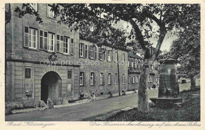BAD KIssINGEN Die Bismarckwohnung auf der oberen Saline