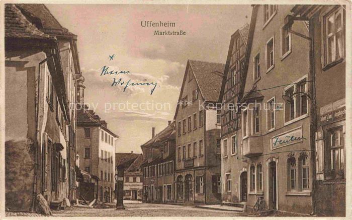 Uffenheim Neustadt Aisch-Bad Windsheim Bayern Marktstrasse