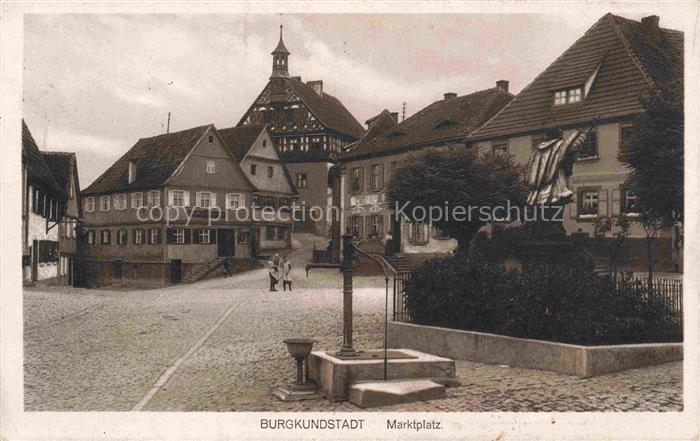 Burgkunstadt Marktplatz Feldpost