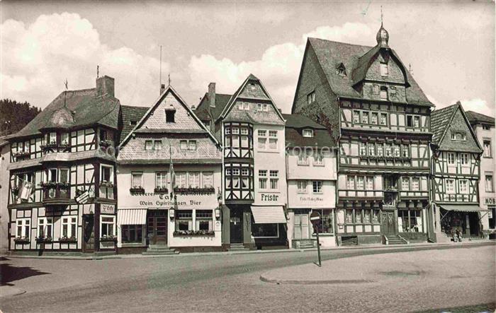 Adenau Ahrweiler Rheinland-Pfalz Marktplatz Altstadt Fachwerkhaeuser