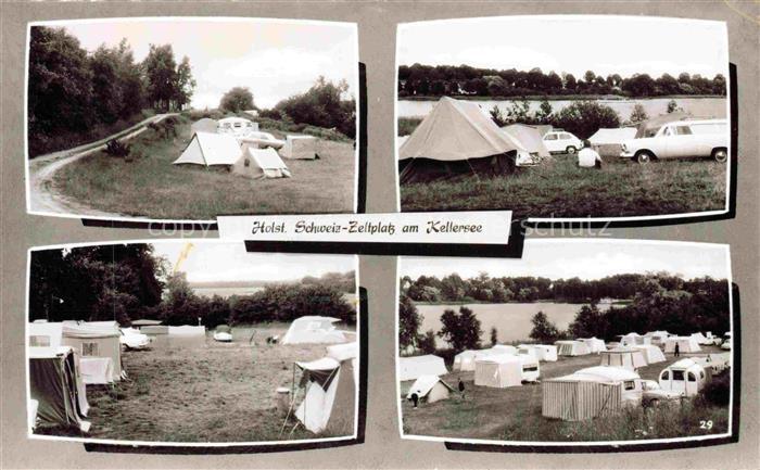 Malente-Gremsmuehlen Ostholstein Holsteinische Schweiz-Zeltplatz am Kellersee