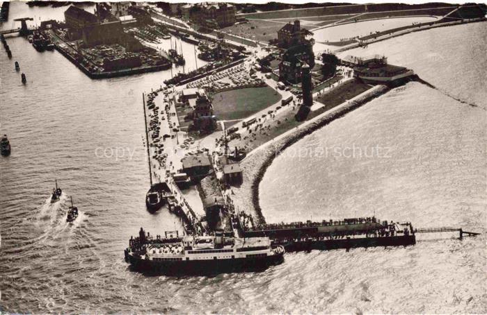 CUXHAVEN Nordseebad Alte Liebe und Schiffswerften