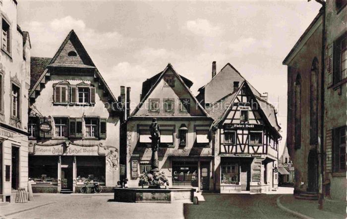 OFFENBURG Offenbourg Fischmarkt Brunnen