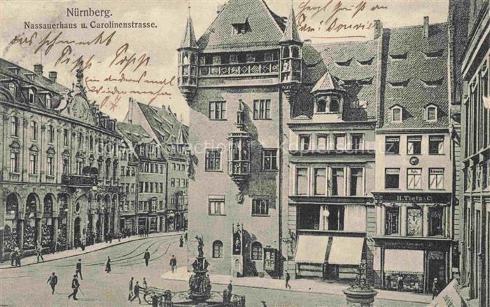 NueRNBERG  CITY Nassauerhaus und Carolinenstrasse