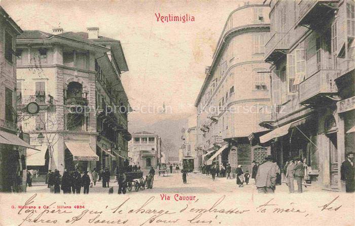 VENTIMIGLIA Vintimille Liguria IT Via Cauour