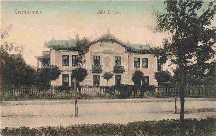 Ciechocinek Hermannsbad TORUN Thorn Westpreussen PL Willa Ormuz Feldpost