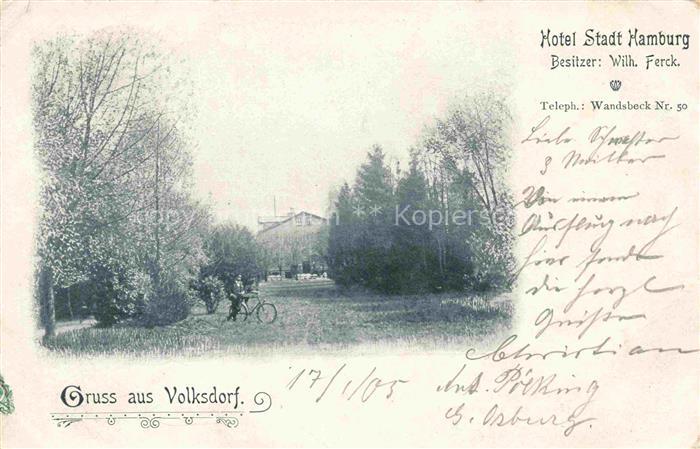 Volksdorf Alt Rahlstedt HAMBURG Hotel Stadt Hamburg