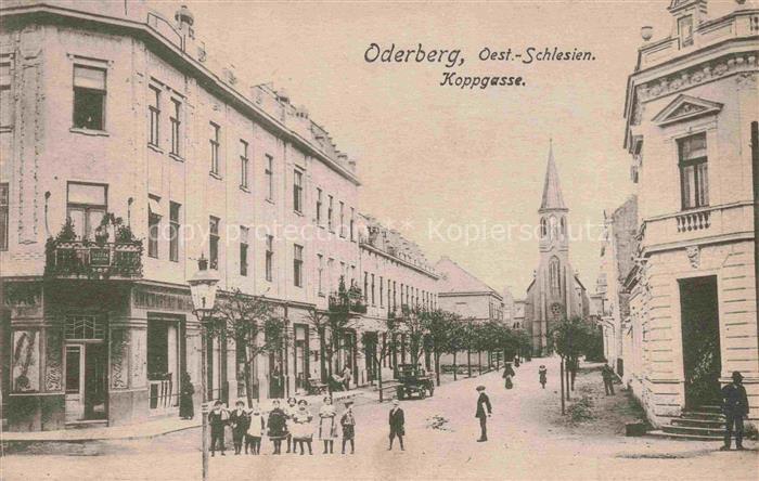 Oderberg Bohumin Bogumin CZ Koppgasse Kirche Feldpost