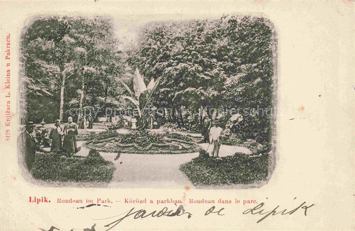 Lipik Croatia Rondeau im Park