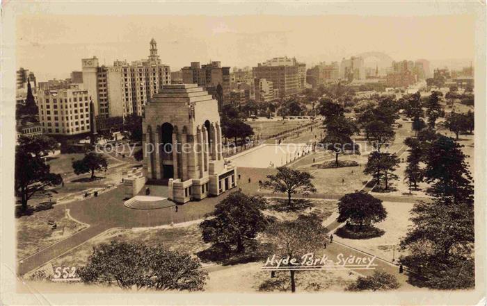 SYDNEY  NSW Australia Hyde Park