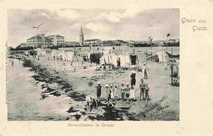 GRADO Gorizia IT Strandleben