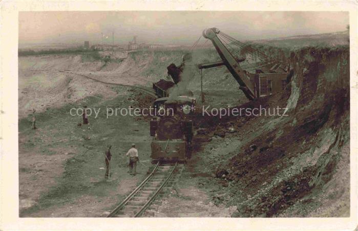 Strimice MOST Bruex Sudetengau CZ Povrchovy dul Lezaky Tagebau