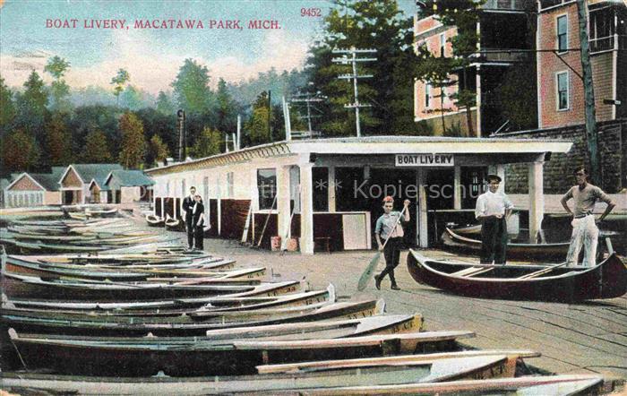 Macatawa Michigan USA Boat Livery Macatawa Park