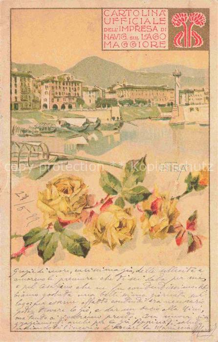 Intra Verbania Lago Maggiore Verbano-Cusio-Ossola Piemonte IT Panorama Kuenstler