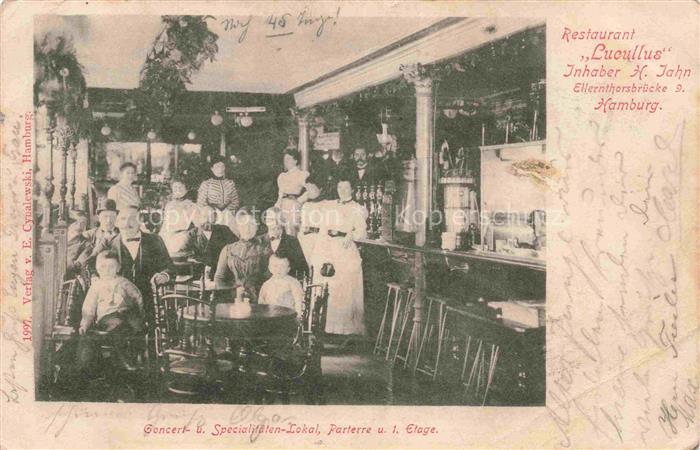 HAMBURG  CITY Restaurant Lucullus Gastraum