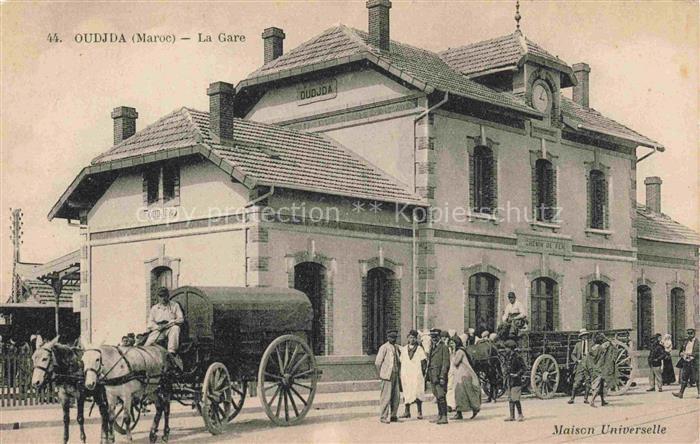 Oudjda Oujda Maroc La Gare Bahnhof
