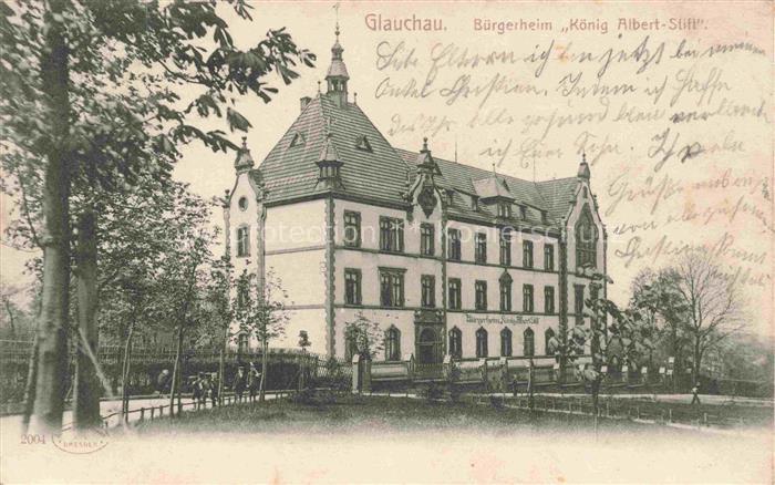 Glauchau Sachsen Buergerheim Koenig Albert-Stift