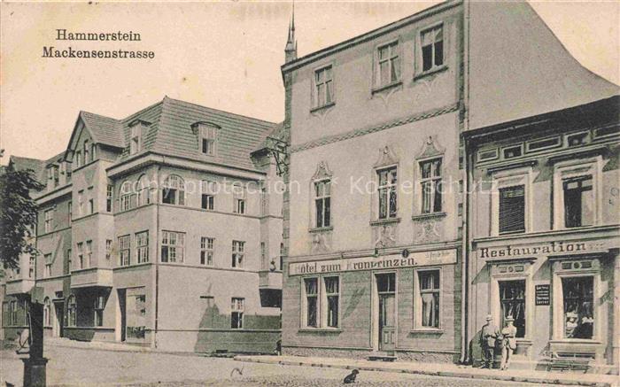 Hammerstein Rhein Neuwied Mackensenstrasse Hotel zum Kronprinzen Restauration