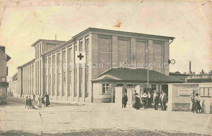 Rheingoenheim Ludwigshafen am Rhein Analinfabrik Lazarett Feldpost