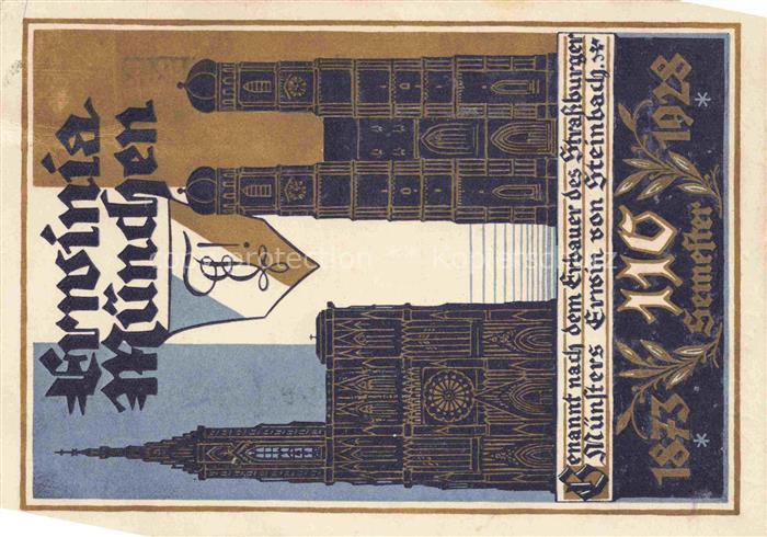 MueNCHEN  Bayern Erwinia Muenchen genannt nach der Erbauer des Strassburger Muen