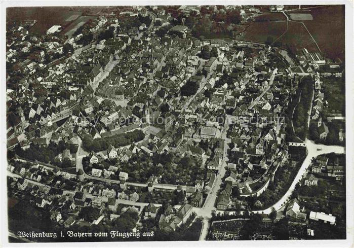 Weissenburg  Bayern Fliegeraufnahme