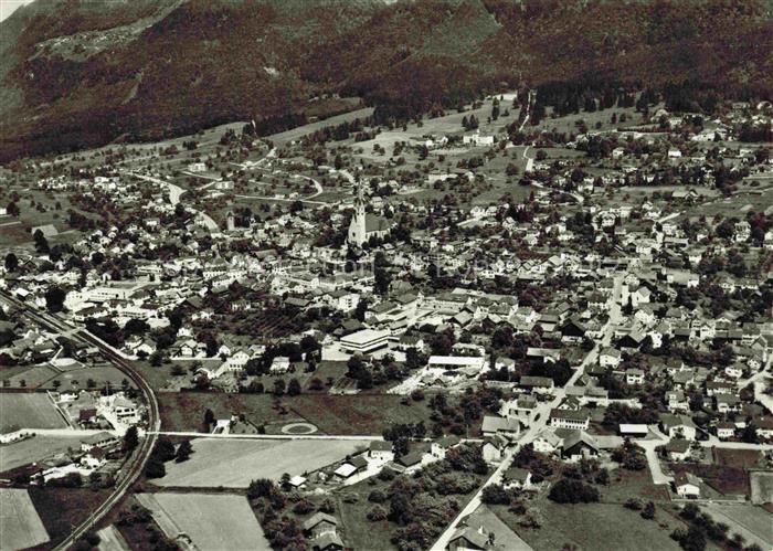 Schaan  Liechtenstein FL Fliegeraufnahme