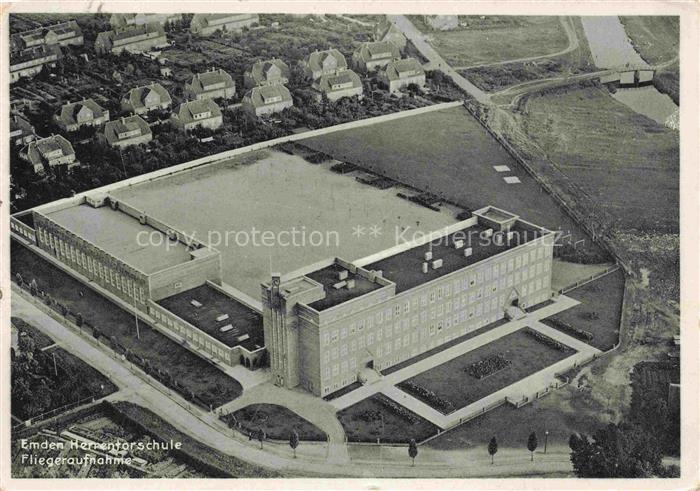EMDEN  Ostfriesland Herrentorschule Marine-Feldpost