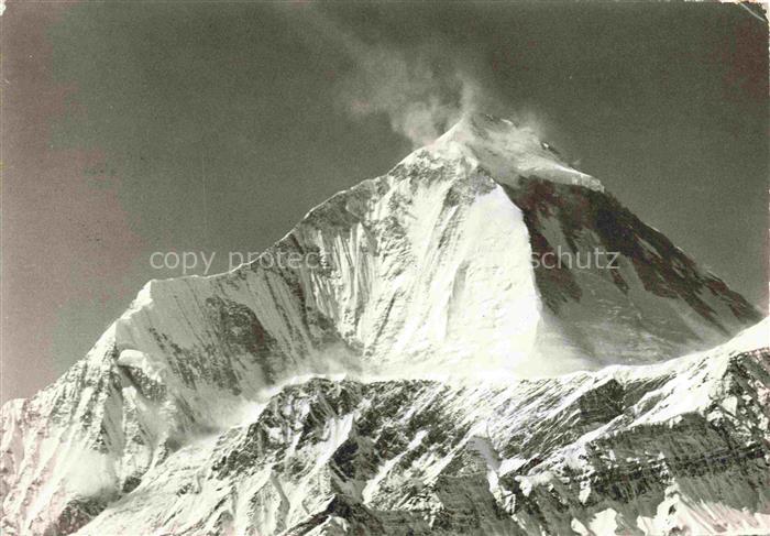 Dhaulagiri 8222m Himalaya Nepal Gebirgspanorama Alpa-Foto Toni Hagen Schweizeris