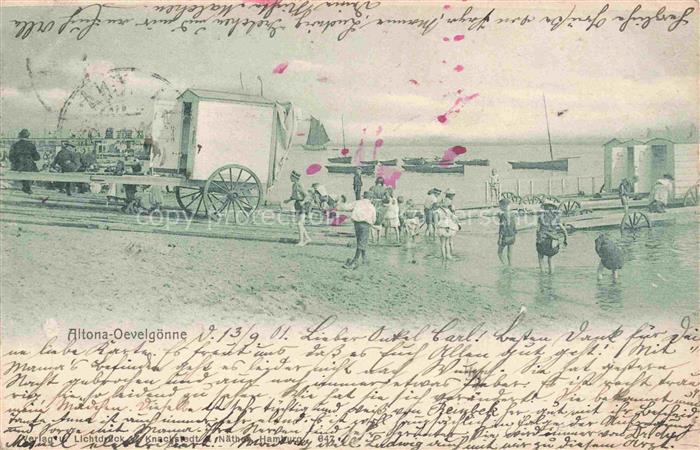 Oevelgoenne Altona Neumuehlen HAMBURG Strandleben