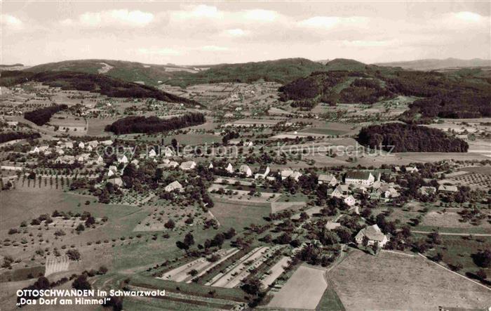 Ottoschwanden Freiamt Emmendingen BW Panorama Dorf am Himmel im Schwarzwald