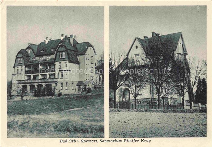 BAD ORB Hessen Sanatorium Pfeiffer-Krug