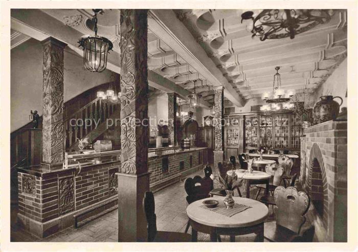 BONN Rhein Gaststaette Im Stiefel Gastraum Theke