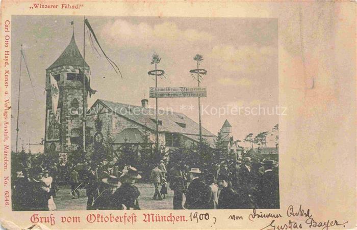 Oktoberfest Theresienwiese Muenchen Winzerer Faehndl
