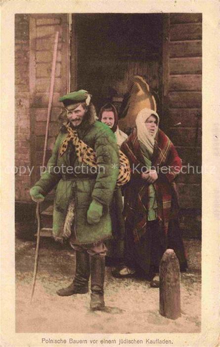 Polnische Typen Typy Polskie Poland Bauer Juedischer Kaufladen