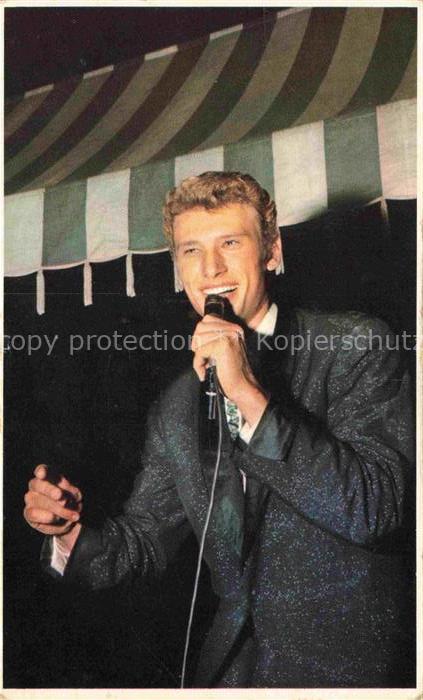 SINGER Chanteur Chanteuse Saenger  Musik Music-- Johnny Hallyday Ektachrome Kasp