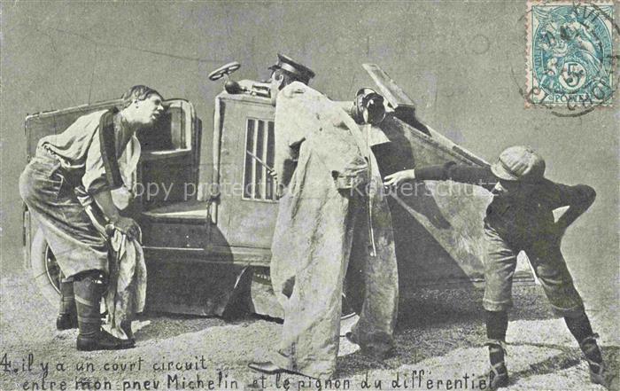 Oldtimer Autos France un court circuit