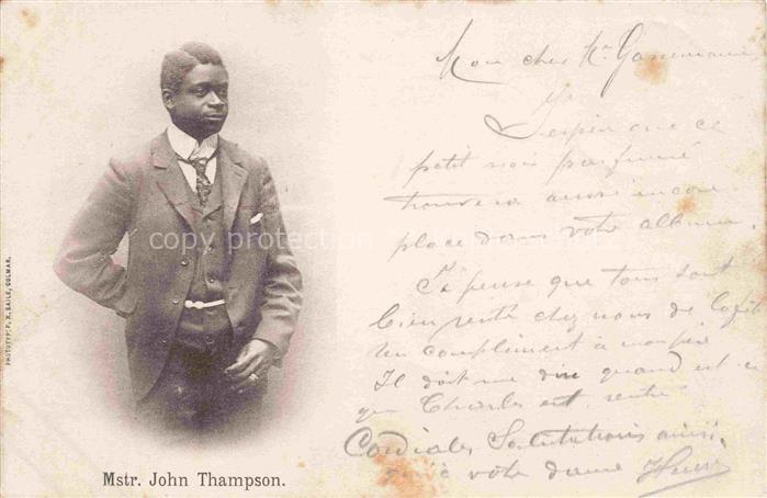 Writer Schriftsteller Ecrivain Escritor Scrittore-- Mstr. John Thampson