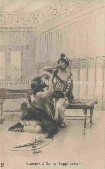 SAMSON & DALILA Oper Opera Camille Saint-Saens Oper Supplication