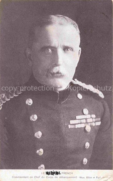 Militaria France le General John French Commandant Chef Corps debarquement