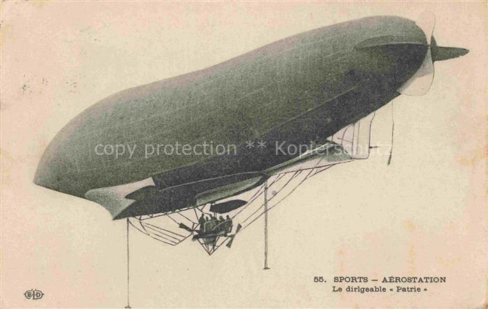 Zeppelin Aufklaerungs-Luftschiff Militaria Aviatik Sports Aerostation