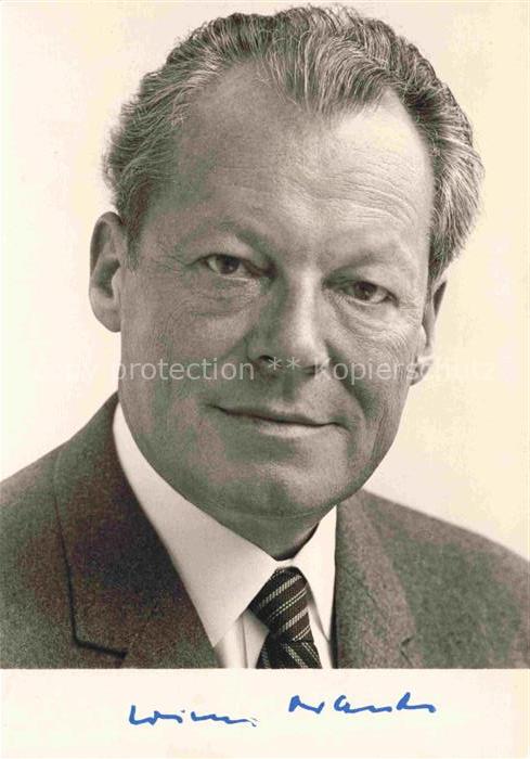 BRANDT Willy (1913-1992) Politik Deutschland SPD Bundeskanzler Bonn