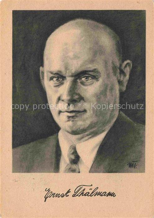 THaeLMANN Ernst (1886-1944) Politik Deutschland KPD Berlin
