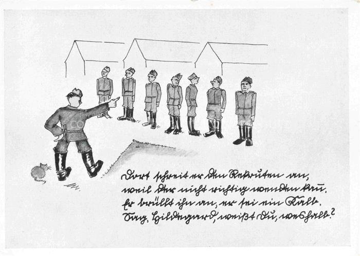 HEPPERLE Ludwig Kuenstlerkarte Ausstellung des Luftgaues Kunst Front Bilderbuch